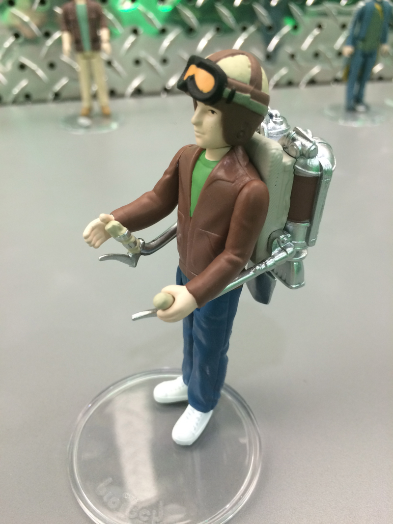 Illustration for article titled Tomorrowland Toys Reveal Baby George Clooney's Jet Pack And Lots Of Guns